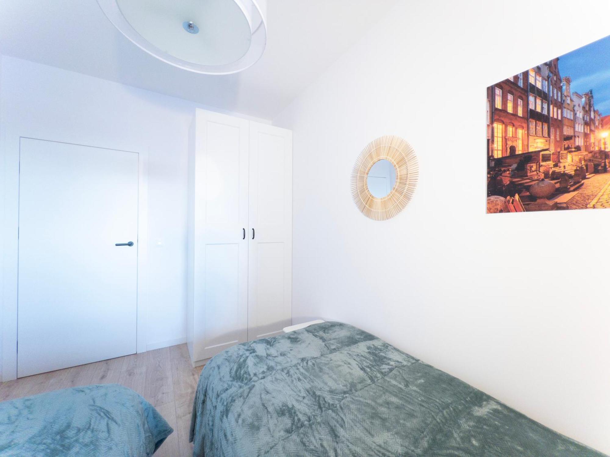 Apartament Z Dwiema Sypialniami + Parking 格但斯克 外观 照片
